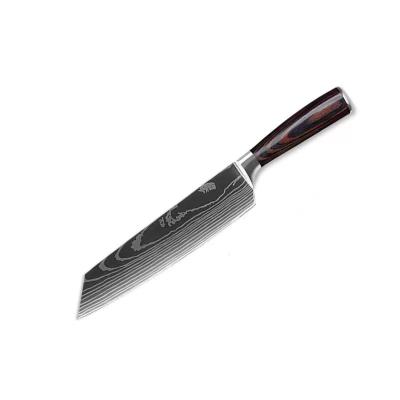 China Viable Damascus Laser Stainless Steel Knife Sande Knife Chef Knives for sale