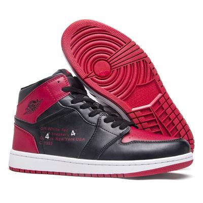 China Cushioning Fashion 1 aj Red Basketball Shoes For Men Women Black sYellow High Toe Sport Sneakers Basketball Shoes for sale