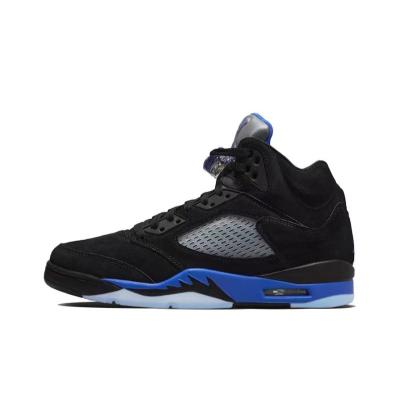 China Cushioning 5 Runner Men Women Blue Sneakers Shape AJ 5 Sports Shoes Casual Basketball Shoes for sale