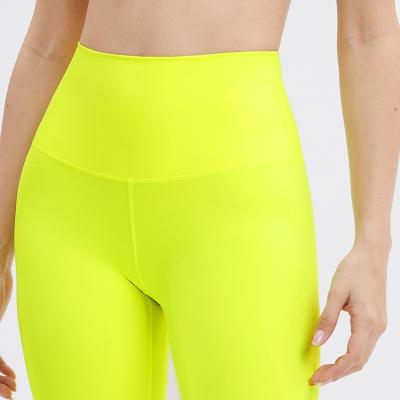 China Women's Breathable Super Waist Fitness Slim Training Sports High Cropped Pants Yoga Pants for sale