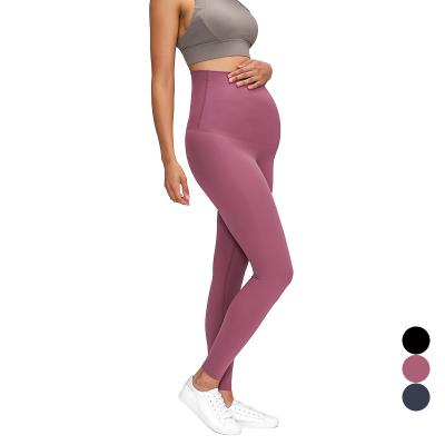 China 2021 Women Breathable Breathable High Elastic Waist Yoga Pants Pregnant Women Fitness Pants for sale