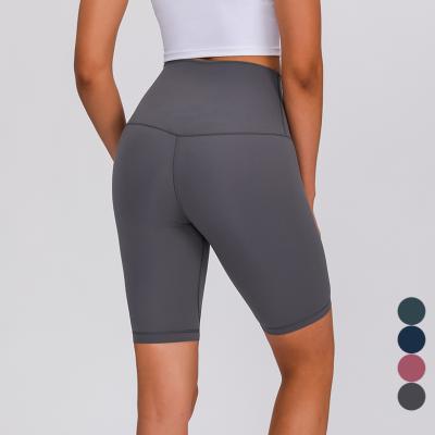 China 2021 Women Workout Breathable Yoga Shorts High Waist Booty Lift Gym Shorts Butt Sports Lifting Short Pants for sale