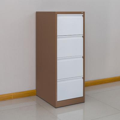 China Foldable Wholesale Steel File Cabinet 4 Drawers Metal Office Furniture Storage Filing Cabinet With Lock for sale