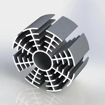 China Industry Aluminum Profiles Profile Radiator Radiator Extrusion Frame Aluminum Profile for sale