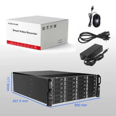 China Powerful Memory Capacities of 64CH 128CH NVR with 64CH 128Channel 4K NVRs Intelligent Analytics System for sale