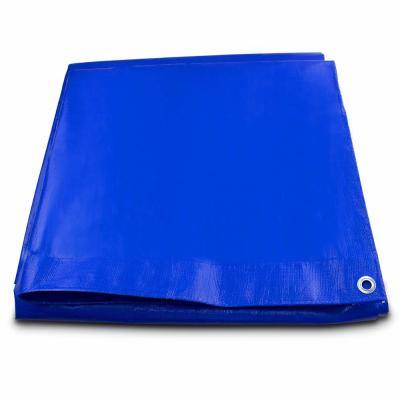 China Double blue 15' x15' Poly Tarps Discount Tarps PE Economy Tarpaulin for cover from China for sale