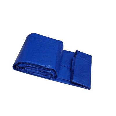 China Double blue 18' x24' Poly Tarps Plastic Tarps PE Economy Tarpaulin for cover from China for sale