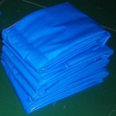 China Double blue 8 x10M Poly Tarps Plastic Tarps PE Economy Tarpaulin for cover from China for sale