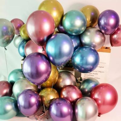 China Toy Hotsale Promotional Wholesale Decoration Balloon Chrome Metallic Balloon 7inch 9inch 10inch 12inch for sale