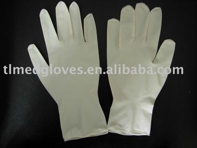 China Disposable Use 100% NR Latex Examination Gloves L for sale