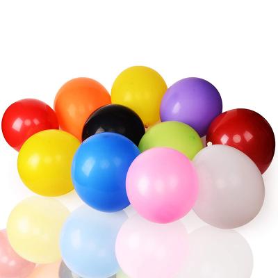 China New hot sale 2019 wedding advertising production natural latex birthday decoration 9 inch 1.8g colorful round balloons for entertainment party decoration for sale