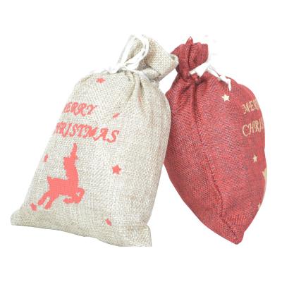 China Handmade Gift Sack Party Best Selling Products in America Handmade Merry Christmas Decoration and Reindeer Christmas BSCI Standard Tc for sale