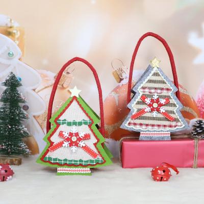 China Felt Most Popular High Quality MINI Christmas Tree GIFT Felt Bag For Kids for sale