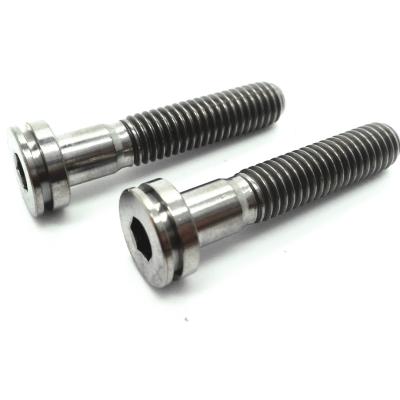 China Thin pan precision hexagon head bolts m6 hex socket screw gr5 gr2 oem m8 titanium half thread bolts m4 for sale