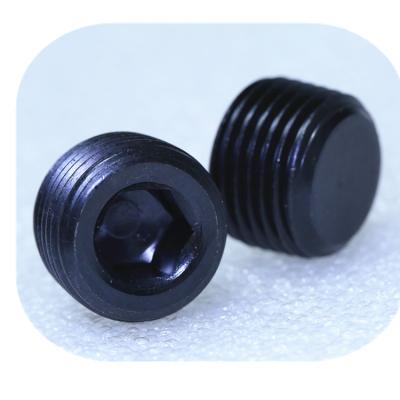 China Screw Pan Carbon Steel Hex Socket DIN906 Pipe Plugs for sale