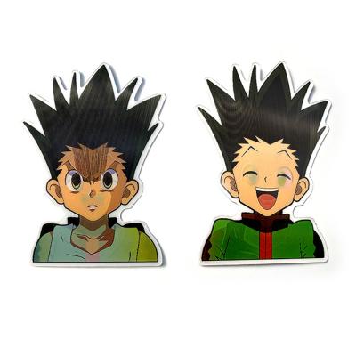 China 2021 Popular Anime Car Window 3d Card Anime Lenticular Jujutsu Kaisen Card Anime for sale