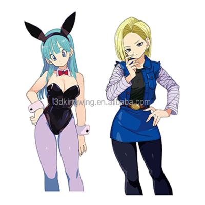 China Hot Selling Custom Anime 3D Decorative Lenticular Motion Sticker Anime Lenticular Die Cut Stickers Die Cut Stickers for sale