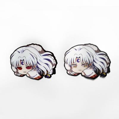 China Hot Selling Custom Anime 3D Decorative Lenticular Motion Sticker Anime Lenticular Die Cut Stickers Die Cut Stickers for sale