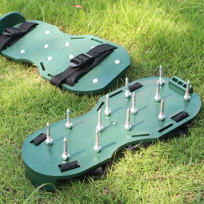 China Garden Grass Loosening Soil Shoes 4.2CM Grass Nail Shoes Lawn Loosening Soil Hardware Tools 30*13cm for sale