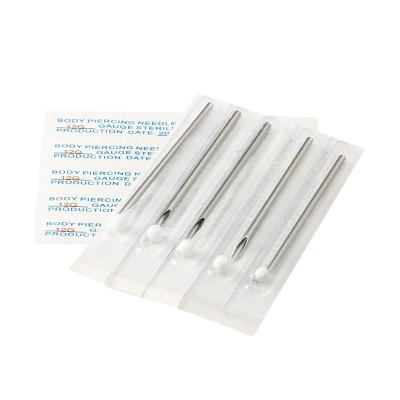 China Tattoo Shop Disposable Sterilized Tattoo Puncture Needle Body Piercing Needles For Tattoo And Piercing for sale