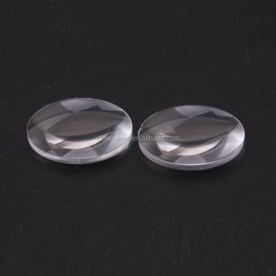 China Google Cardboard Lenses 25mm Diameter 45mm Focal Length 3D VR Biconvex Lens For Google Headset for sale