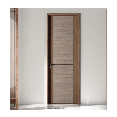 China Interior Classic Design Wooden Shower Door Room High Quality Solid Wood Door for sale