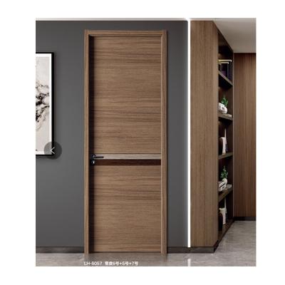 China Classic China Manufacturer Elegant Retro Flush Door Solid Wood Interior Door for sale