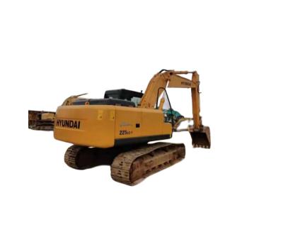 China Hyundai Used 20 Ton Excavator 225lc-7 90% New Construction Equipment Made In Korea 0.8 for sale