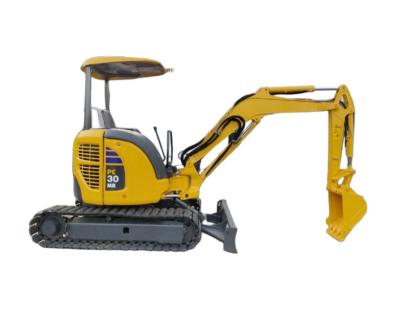 China Imported Komatsu pc30 mini excavator quality guarantee cheap crawler mini excavator rubber plate excavator for sale