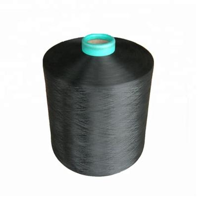 China Anti-bacteria DTY Yarn Polyester Filament Yarn 150d/48f/2 Black SD IL s+z for sale