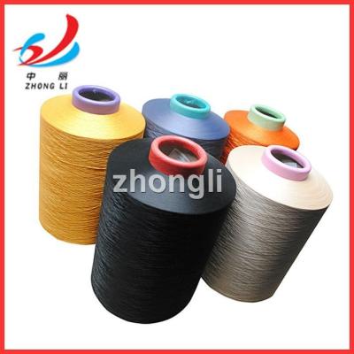 China Anti-Bacteria Dope DTY 75D-600D Dyed Colors 100% Polyester Yarn , Polyester Texture Yarn NIM for sale