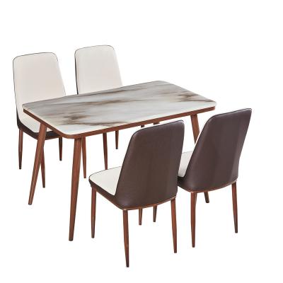 China Modern high quality home furniture table and chair set 4 dining tables set for restaurant for sale