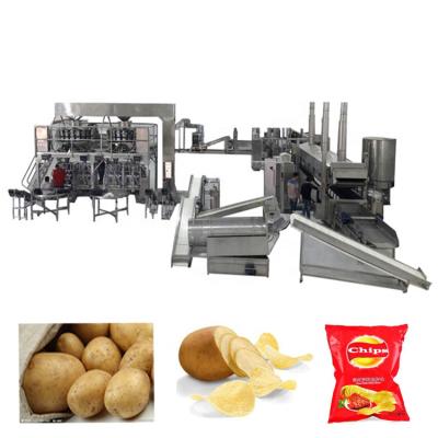 China Efficient Manufactured Line 1000kg High Yield TCA Potato Chips Potato Chips Line for sale