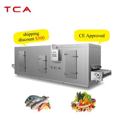 China IQF Shrimp Quick Freezer Machine Commercial TCA Food Machine Freezer for sale