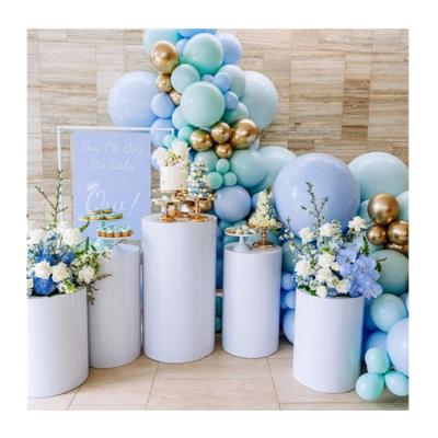 China Wedding Modern Cake Decoration Acrylic Cylinder Pedestal Pedestal Round Round For Wedding Supplies Dessert Table for sale