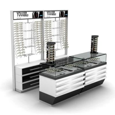 China Modern Modern Optical Store Show Eyeglass Lockable Display for sale