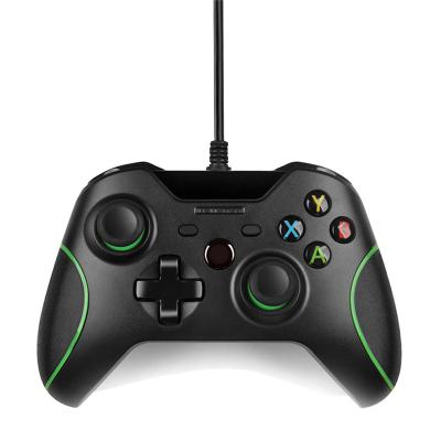 China 2020 Fun USB Game Controller For XBOX ONE Wired Console Joystick Black for sale