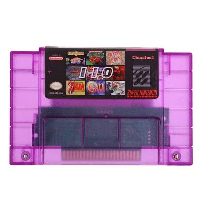 China For HOT Selling SNES Game 110 IN 1 Retro Classic SNES Game Card Video Game Cartridge Snes Console Game Card for sale