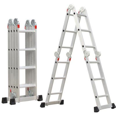 China Folding Ladders Save Space Multi Purpose Portable Aluminum Ladder Herringbone Ladder for sale