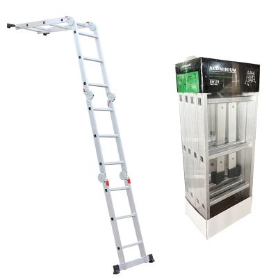 China Hot sale ladder escaleras de aluminio multifunctional aluminum anti-skid folding ladders for sale