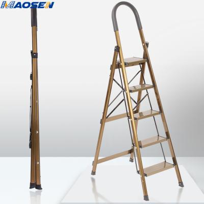 China Folding ladders sliver color folding ladder for home aluminum ladder for sale