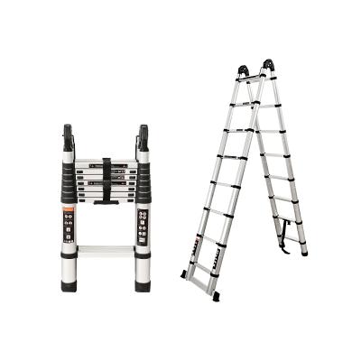 China Universal Folding Telescopic Ladders Ladder Extension Aluminum Telescopic Step Ladder for sale