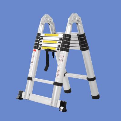 China Telescopic ladders 3.8 meter multifunctional telescopic aluminum ladder for sale