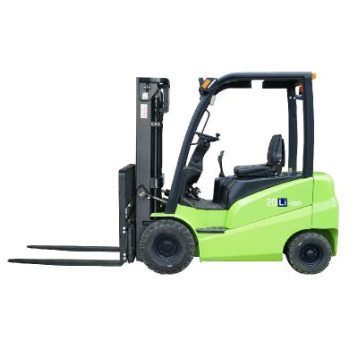 China Workshop lithium battery electric forklift 3-6M 2ton forklift with AC motor for sale