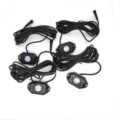 China LED Rock Clear Color Mini Rock Lights LED Car Chassis Lights RGB Changing Universal for sale