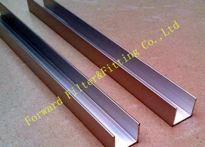 China Sandblasting 3/8 Sheet Metal U Channel Aluminum Extrusion For Heavy Industrial for sale