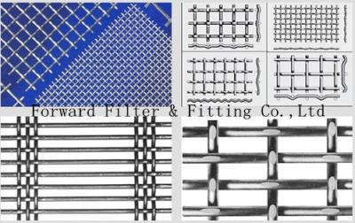 China Metal Wire Crimped Woven Mesh Used in Mining Petroleum Chemical Construction for sale