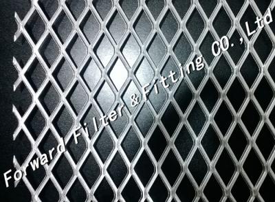 China Durable Diamond Hole Expanded Stainless Steel Mesh Powder Coating for sale