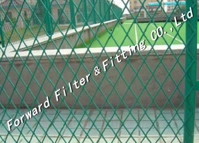 China Barbed Pvc Coated Fence Net Good Coordination With Environment for sale