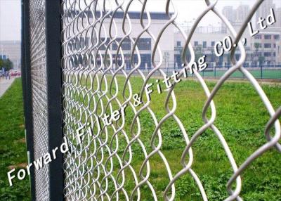 China Separation Pvc Coated Chain Link Fence Netting / Coated Wire Fence for sale